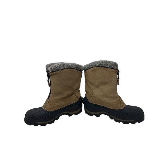 Sorel Ellesmere Winter Boots With Rubber Soles & Faux Fur Trim Womens Size 8 - Picture 13 of 16